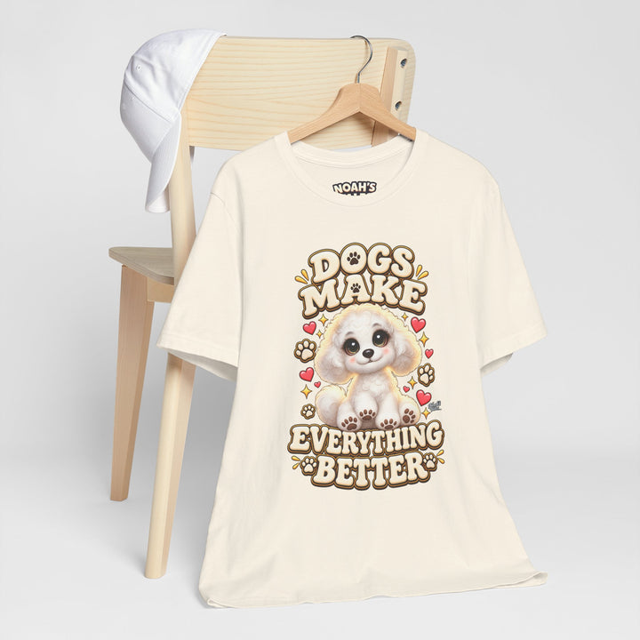 Noah’s Tales™ Dogs Make Everything Better | Coco Women's Bella T-Shirt