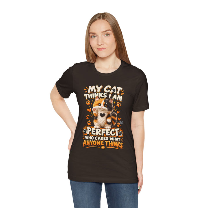 Noah’s Tales™ My Cat Thinks I Am Perfect | Tommy Women's Bella T-Shirt