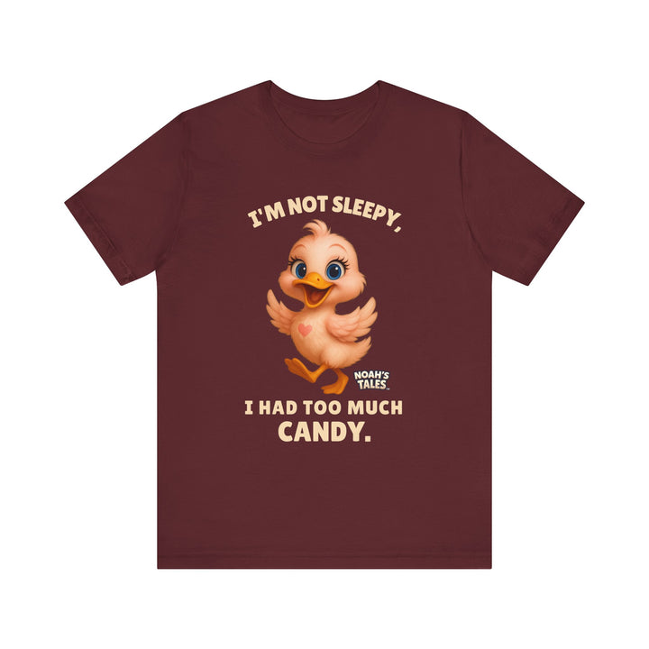 Noah’s Tales™  I'm Not Sleepy, I Had Too Much Candy Men's Bella T-Shirt