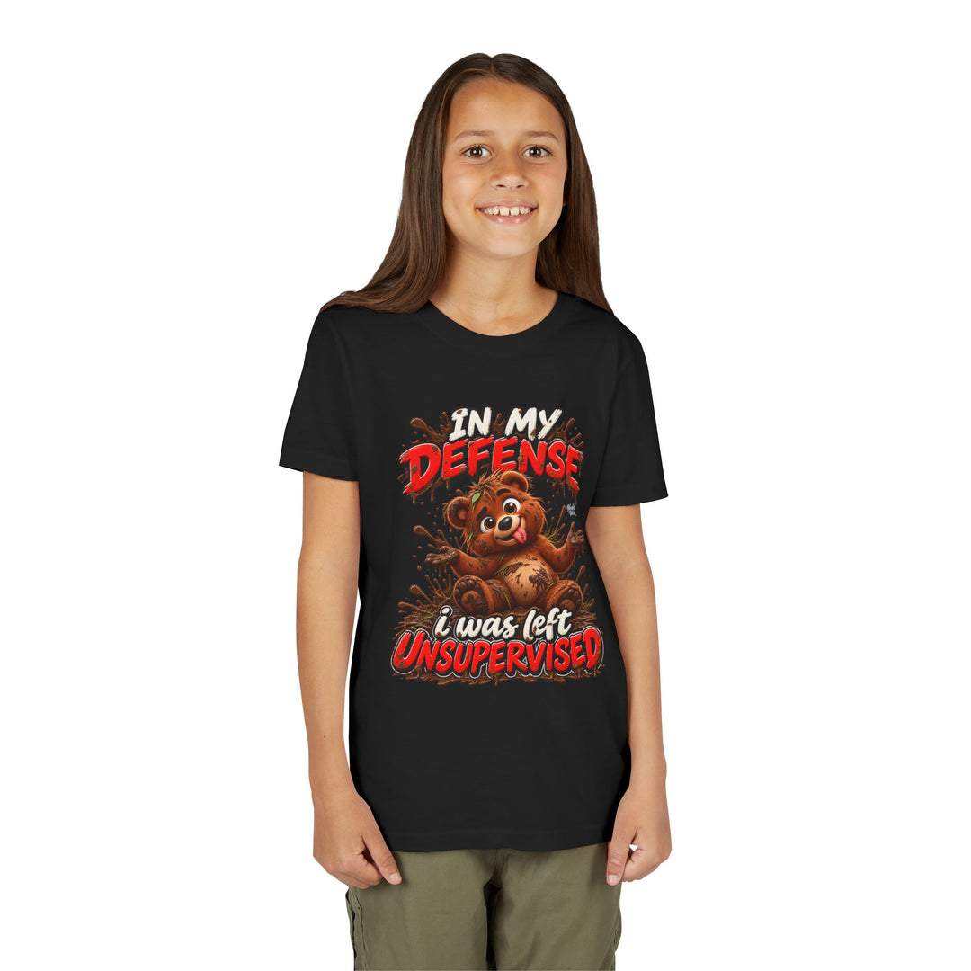 Noah’s Tales™ In My Defense I Was Left Unsupervised | Baxter Girl's Bella T-Shirt