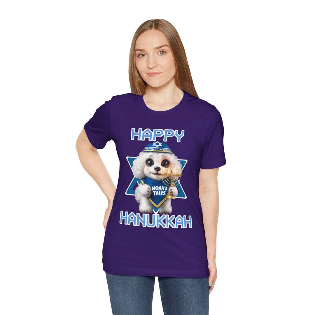 Noah’s Tales™ Happy Hanukkah Coco Girl's Bella T-Shirt