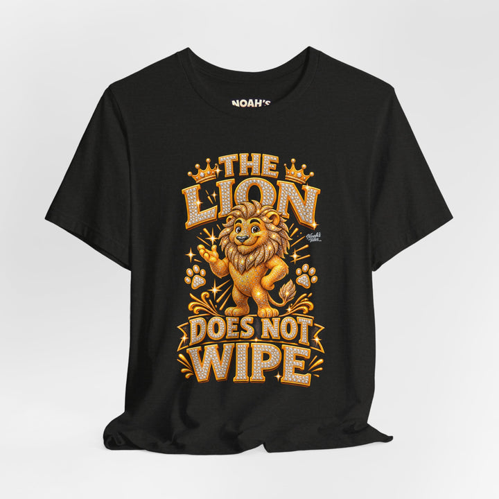 Noah’s Tales™ The Lion Does Not Wipe | Leo Men's T-Shirt