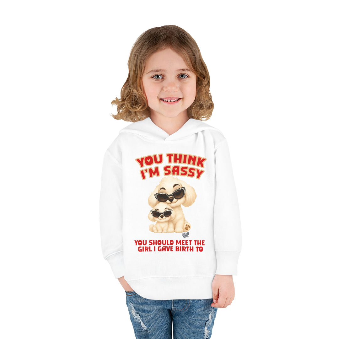 Noah’s Tales™ You Think I'm Sassy You Should Meet The Girl I Gave Birth To - Girl's Hoodie