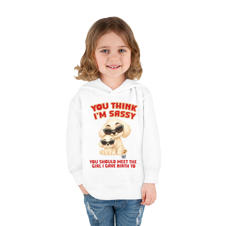 Noah’s Tales™ You Think I'm Sassy You Should Meet The Girl I Gave Birth To - Girl's Hoodie