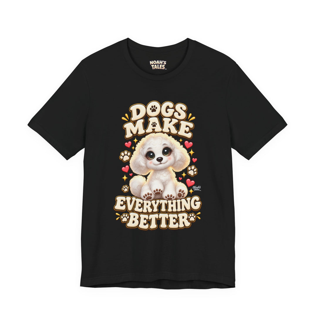 Noah’s Tales™ Dogs Make Everything Better | Coco Men's T-Shirt