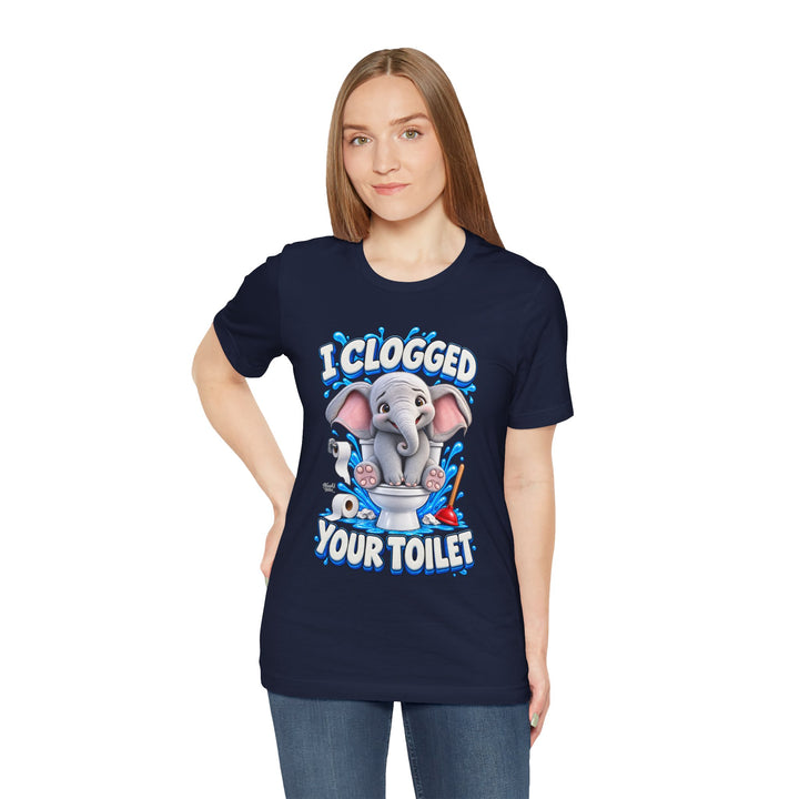 Noah’s Tales™ I Clogged Your Toilet | Ellie Belle Women's Bella T-Shirt