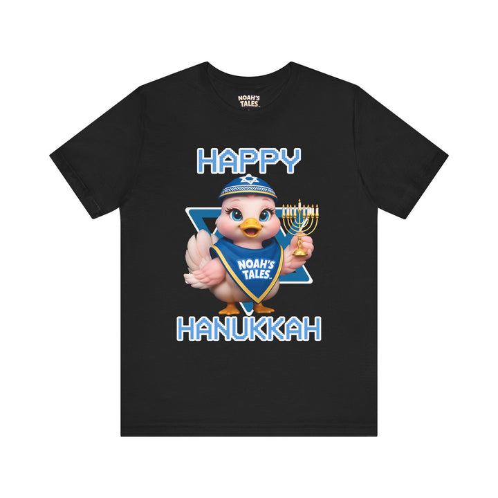 Noah’s Tales™ Happy Hanukkah Luna Men's Bella T-Shirt