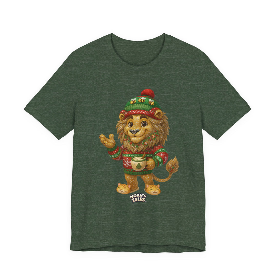 Noah’s Tales™ Christmas Leo Women's Bella T-Shirt