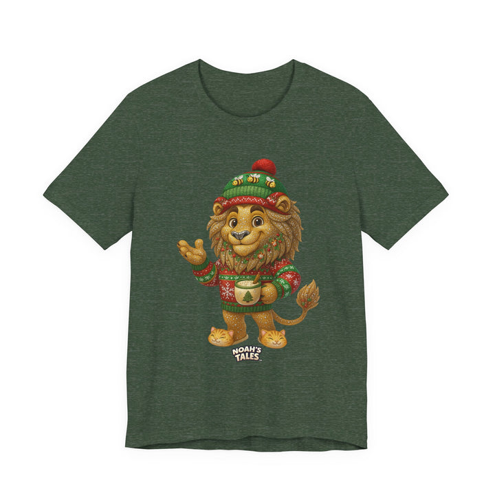 Noah’s Tales™ Christmas Leo Women's Bella T-Shirt