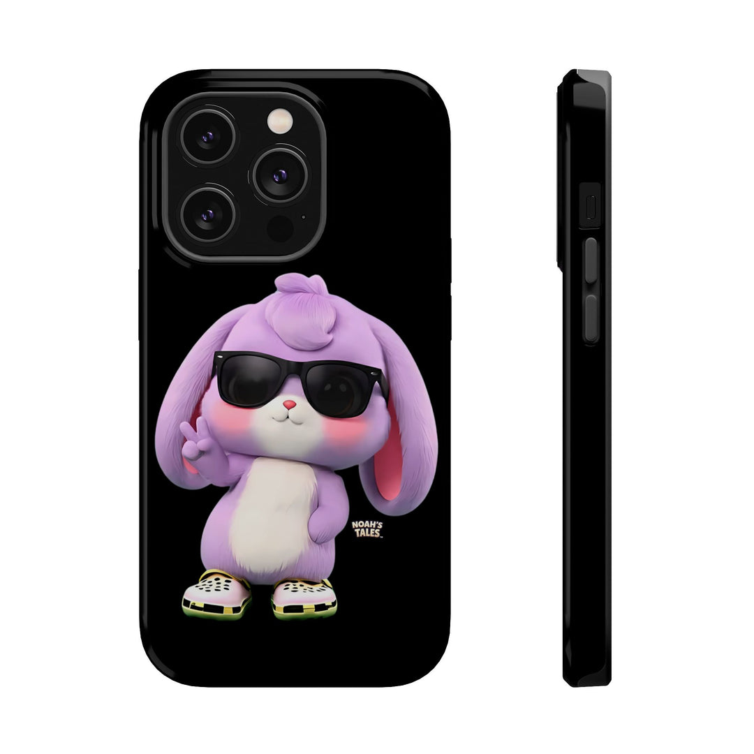 Noah’s Tales™ Lilac Phone Case Vibrant Protective cover Fun Gift for Kids and Teens Unique Cartoon Design