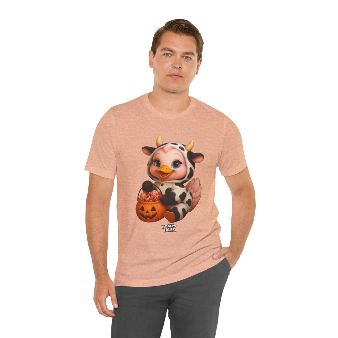 Noah’s Tales™ Cow Halloween Costume Luna Men's Bella T-Shirt