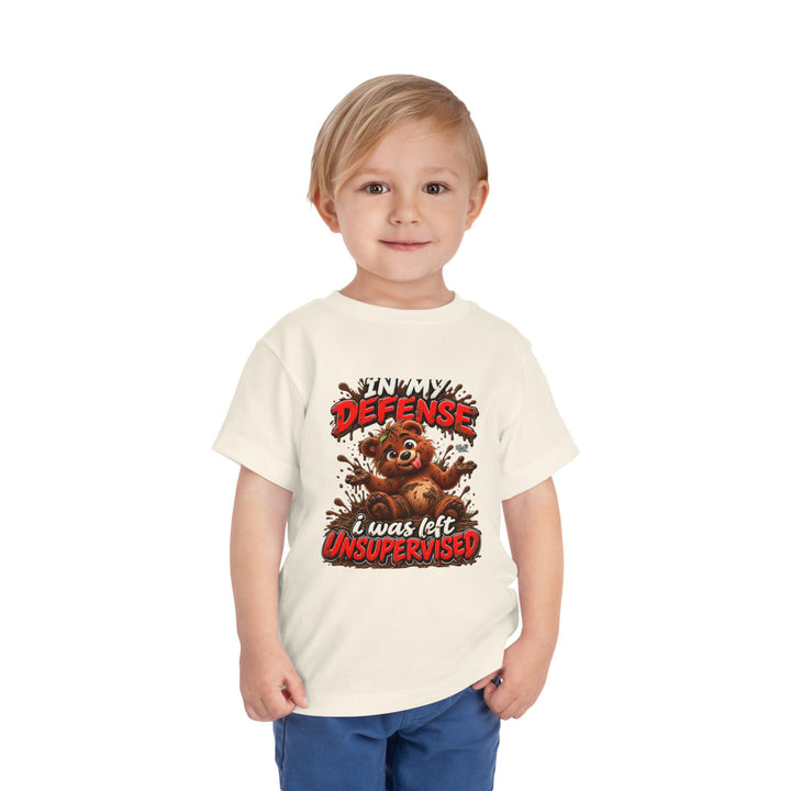 Noah’s Tales™ In My Defense I Was Left Unsupervised | Baxter Boy's T-Shirt