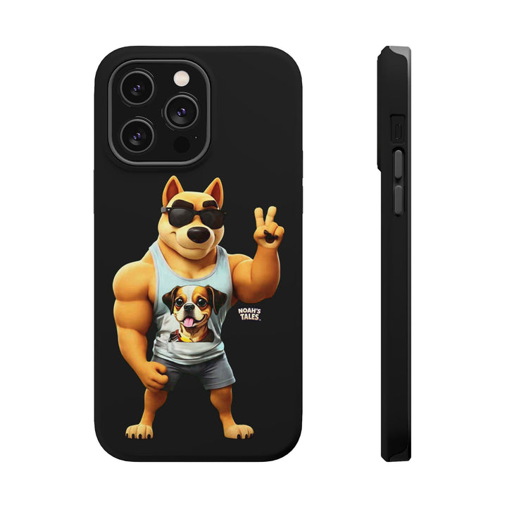 Noah’s Tales™ Ranger Magnet Phone Case Pet Lover Phone Cover Funny Phone Case Unique Gift for Dog Owners Quirky Dog Design