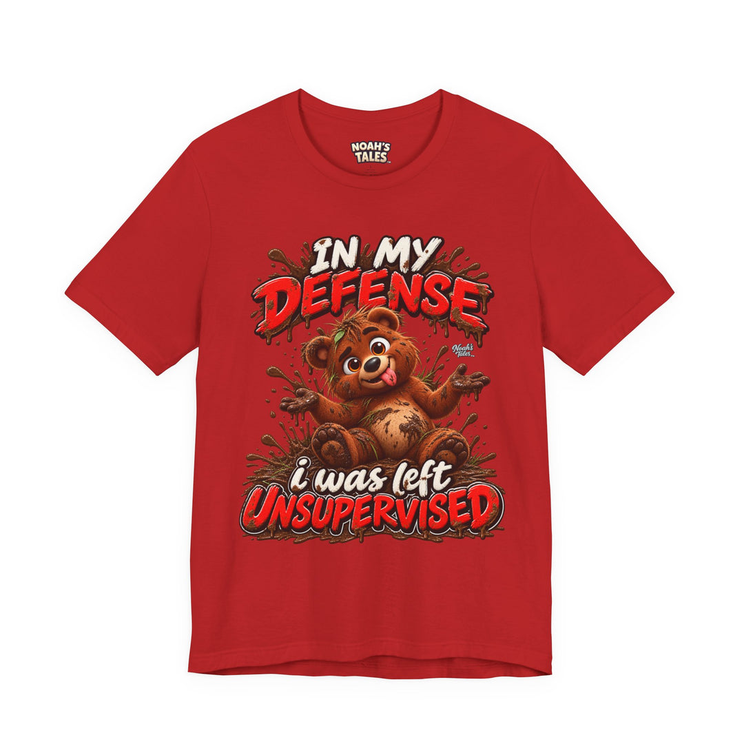 Noah’s Tales™ In My Defense I Was Left Unsupervised | Baxter Women's Bella T-Shirt