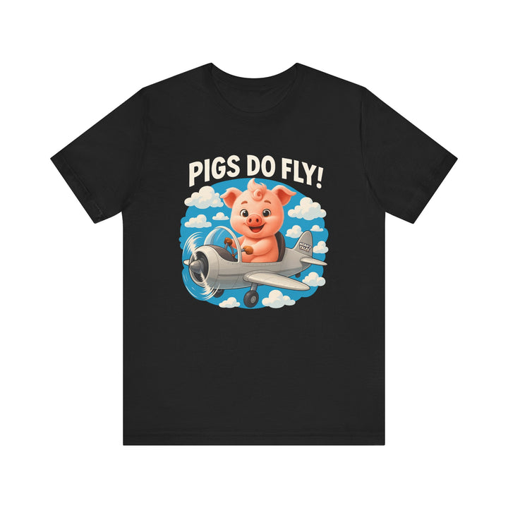 Noah’s Tales™ Pigs Do Fly Men Bella T-Shirt