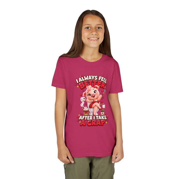 Noah’s Tales™ I Always Feel Better After I Take A Crap | Pip Girlfriend Girl's Bella T-Shirt