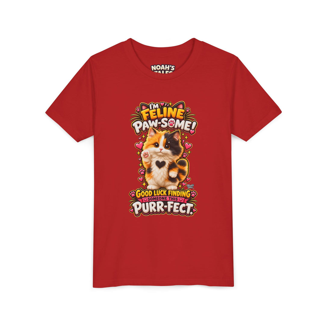 Noah’s Tales™ I’m Feline Paw-Some | Tommy Girl's Bella T-Shirt