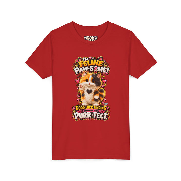 Noah’s Tales™ I’m Feline Paw-Some | Tommy Girl's Bella T-Shirt