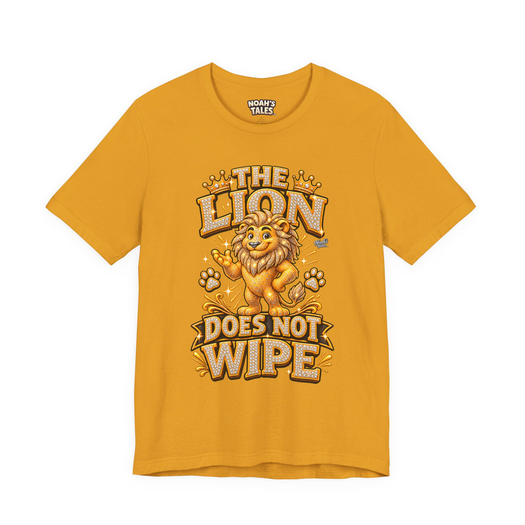 Noah’s Tales™ The Lion Does Not Wipe | Leo Men's T-Shirt