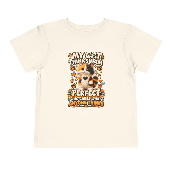 Noah’s Tales™ My Cat Thinks I Am Perfect | Tommy Boy's T-Shirt