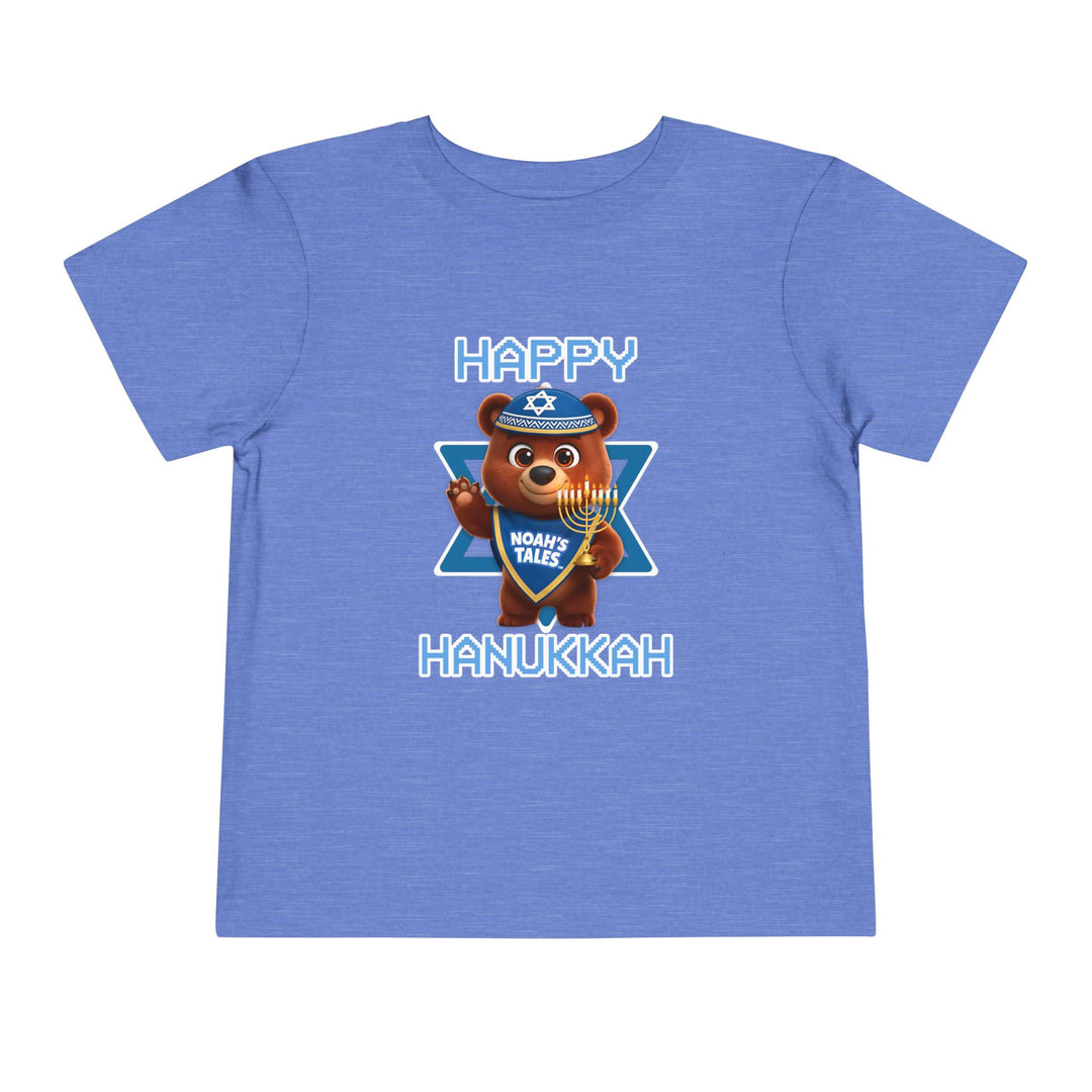 Noah’s Tales™ Happy Hanukkah Bear Boy's Bella T-Shirt