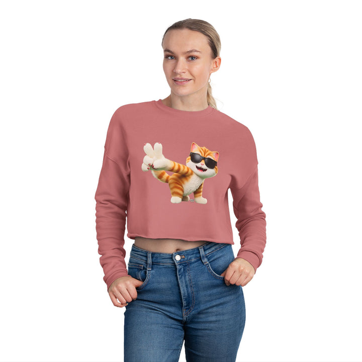 Noah’s Tales™ Cool Tommy Women's Cropped Sweatshirt