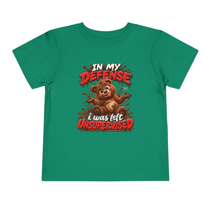 Noah’s Tales™ In My Defense I Was Left Unsupervised | Baxter Boy's T-Shirt