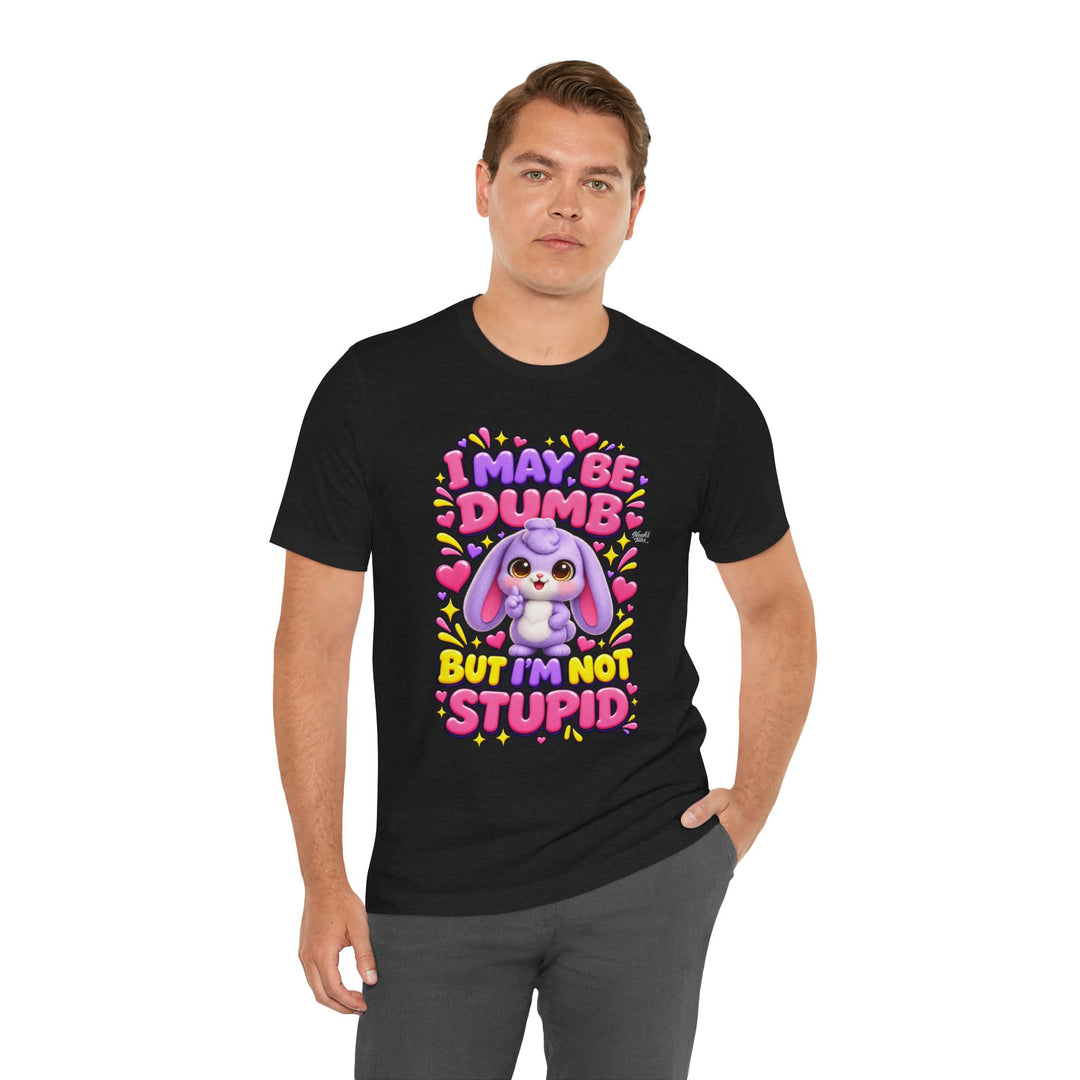 Noah’s Tales™ I May Be Dumb But I’m Not Stupid | Lilac Men's T-Shirt