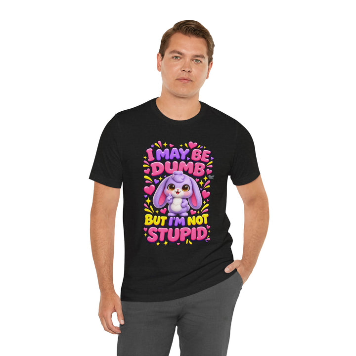 Noah’s Tales™ I May Be Dumb But I’m Not Stupid | Lilac Men's T-Shirt