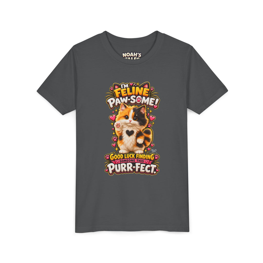 Noah’s Tales™ I’m Feline Paw-Some | Tommy Girl's Bella T-Shirt