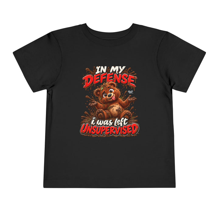 Noah’s Tales™ In My Defense I Was Left Unsupervised | Baxter Boy's T-Shirt