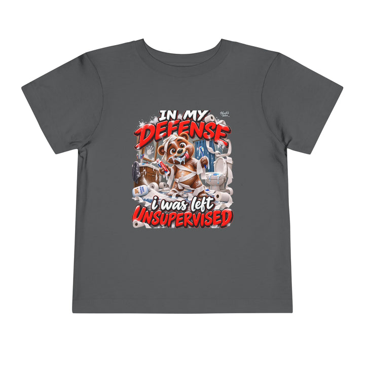 Noah’s Tales™ In My Defense I Was Left Unsupervised | Baxter Boy's T-Shirt