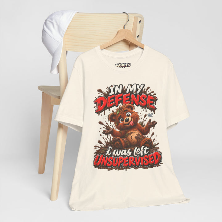 Noah’s Tales™ In My Defense I Was Left Unsupervised | Baxter Women's Bella T-Shirt