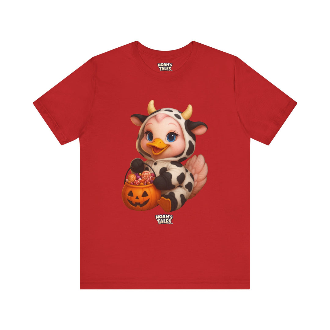 Noah’s Tales™ Cow Halloween Costume Luna Men's Bella T-Shirt