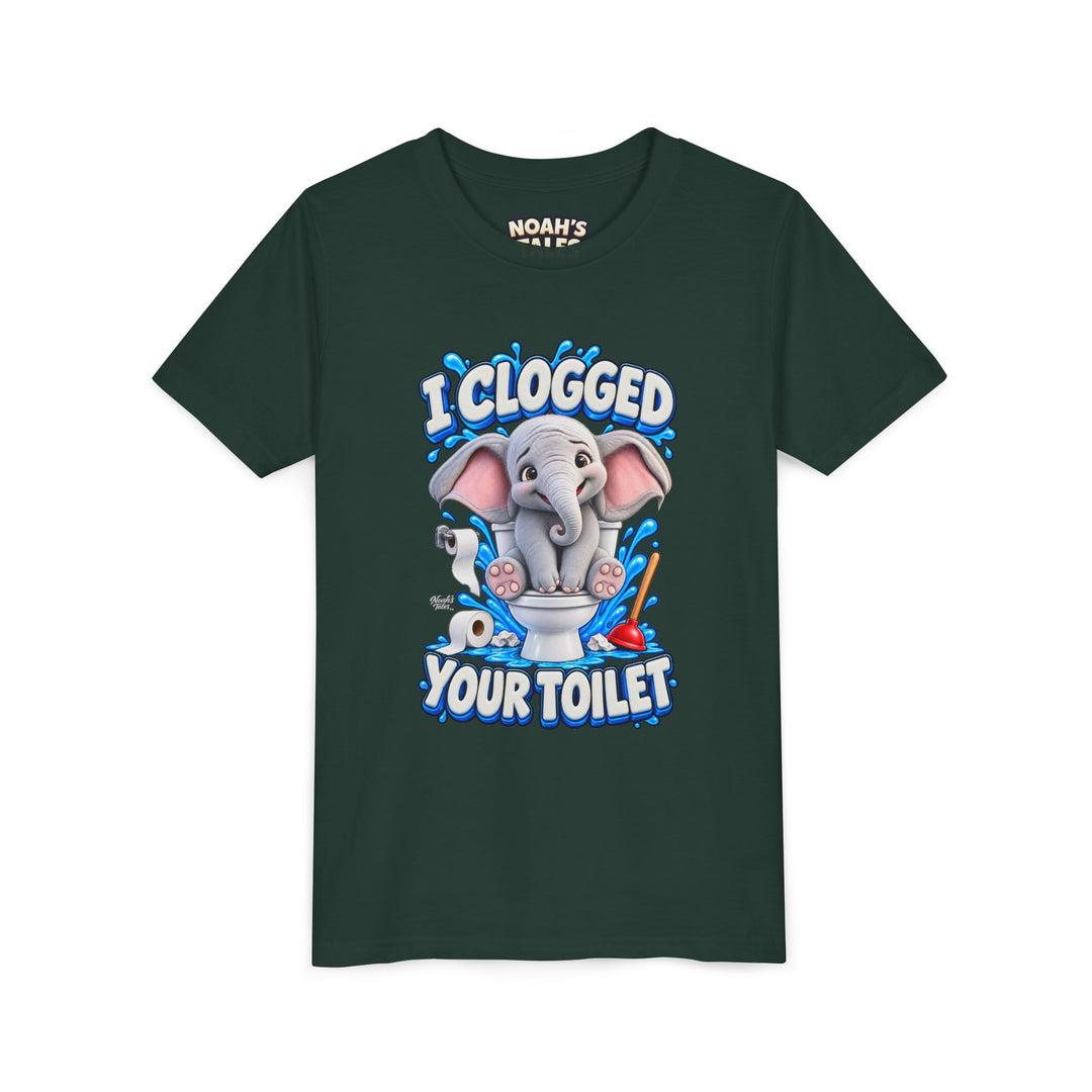 Noah’s Tales™ I Clogged Your Toilet | Ellie Belle Girl's Bella T-Shirt