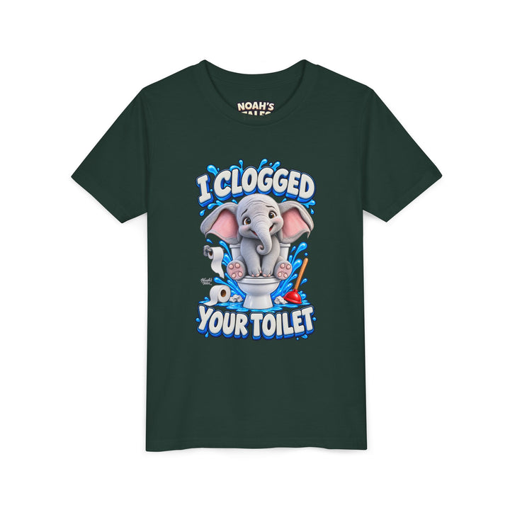 Noah’s Tales™ I Clogged Your Toilet | Ellie Belle Girl's Bella T-Shirt