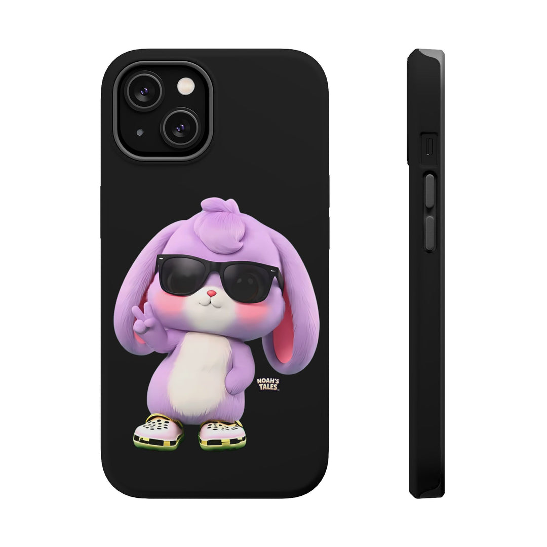 Noah’s Tales™ Lilac Phone Case Vibrant Protective cover Fun Gift for Kids and Teens Unique Cartoon Design