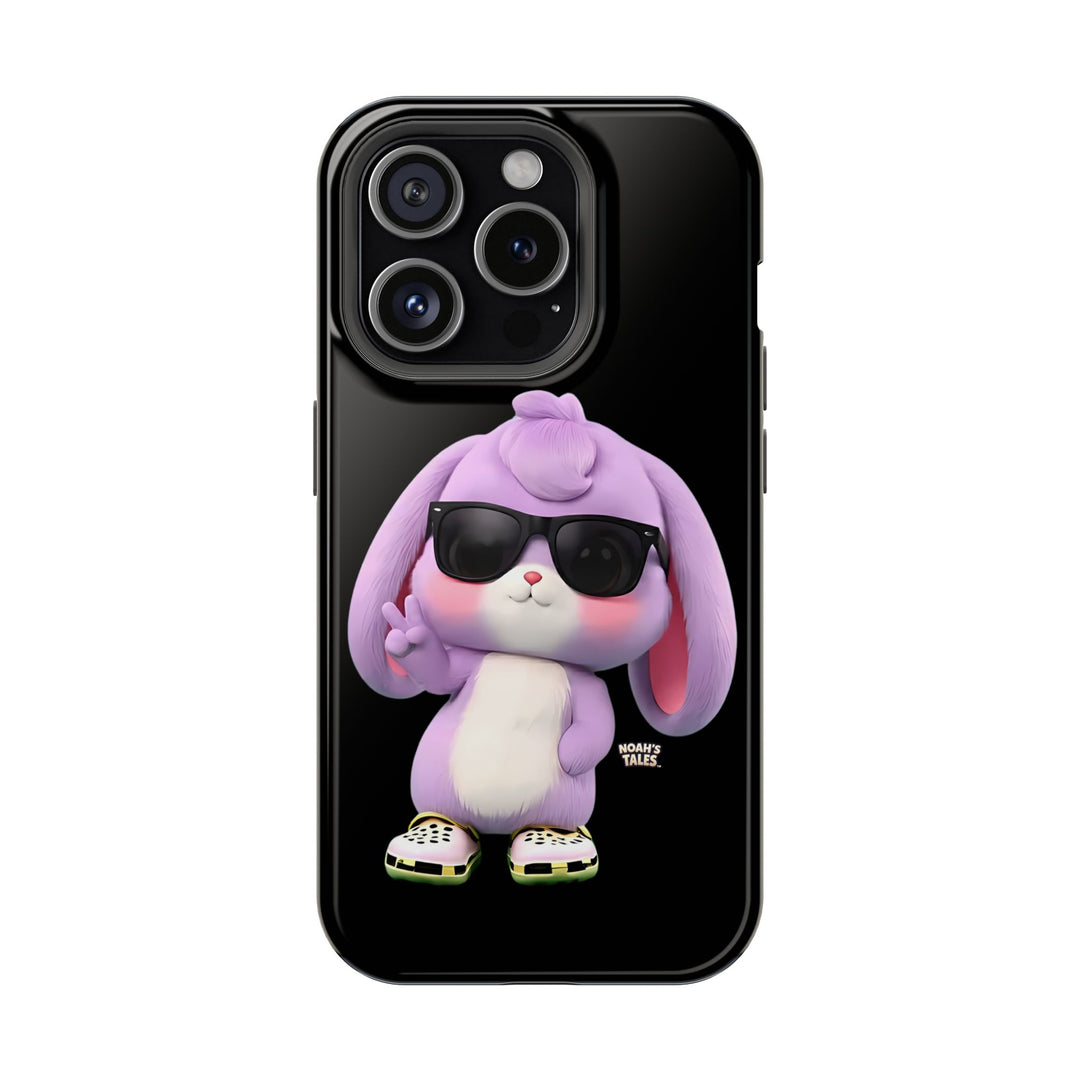Noah’s Tales™ Lilac Phone Case Vibrant Protective cover Fun Gift for Kids and Teens Unique Cartoon Design