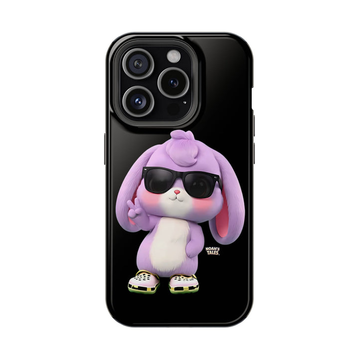 Noah’s Tales™ Lilac Phone Case Vibrant Protective cover Fun Gift for Kids and Teens Unique Cartoon Design