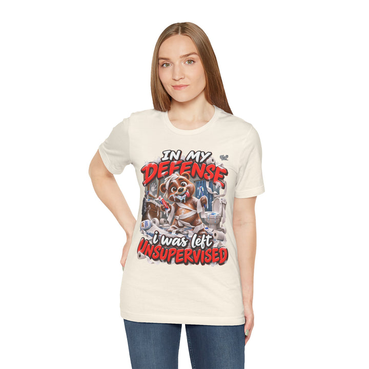 Noah’s Tales™ In My Defense I Was Left Unsupervised | Baxter Women's Bella T-Shirt