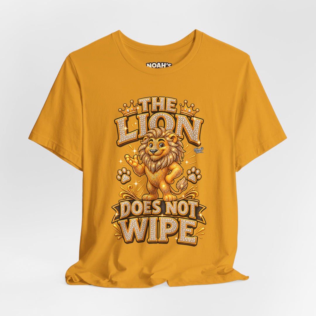 Noah’s Tales™ The Lion Does Not Wipe | Leo Men's T-Shirt