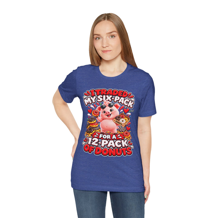 Noah’s Tales™ I Traded My Six-Pack For A 12-Pack Of Donuts | Pip Women's Bella T-Shirt