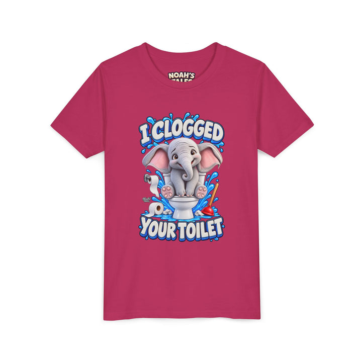 Noah’s Tales™ I Clogged Your Toilet | Ellie Belle Girl's Bella T-Shirt