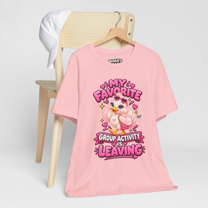 Noah’s Tales™ My Favorite Group Activity Is Leaving | Luna Women's Bella T-Shirt