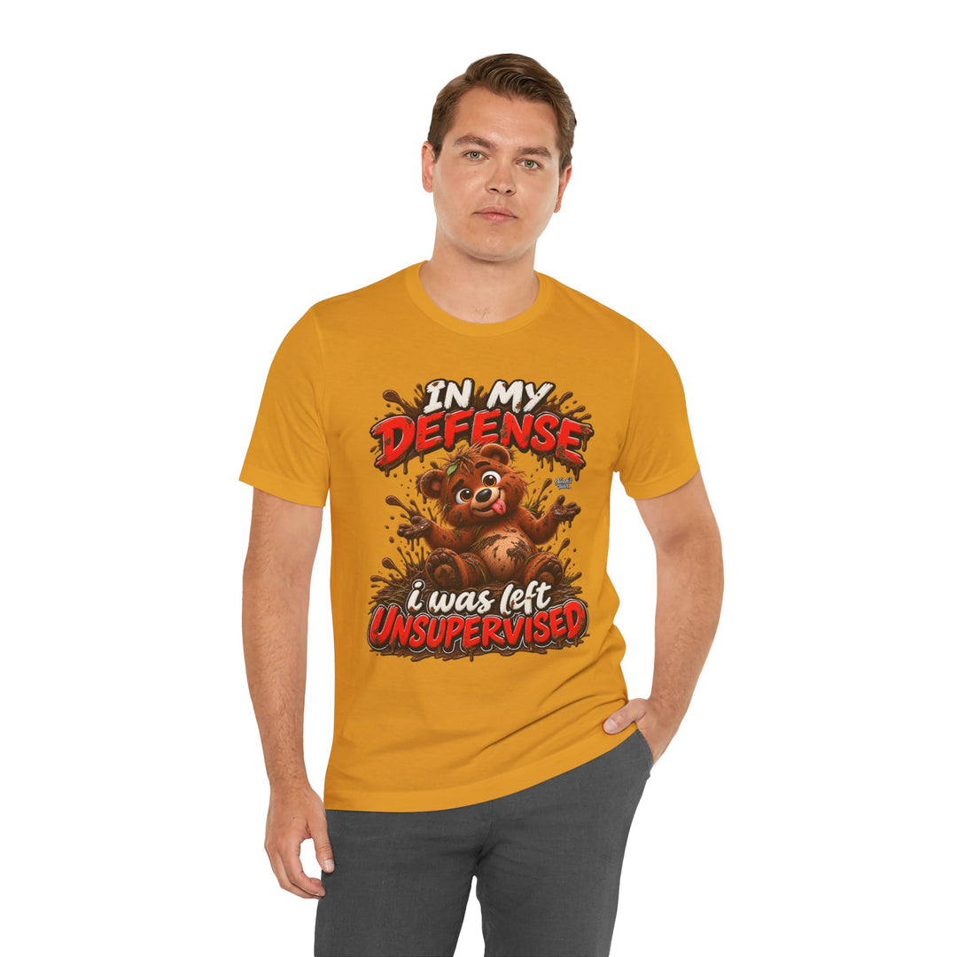 Noah’s Tales™ In My Defense I Was Left Unsupervised | Baxter Men's T-Shirt