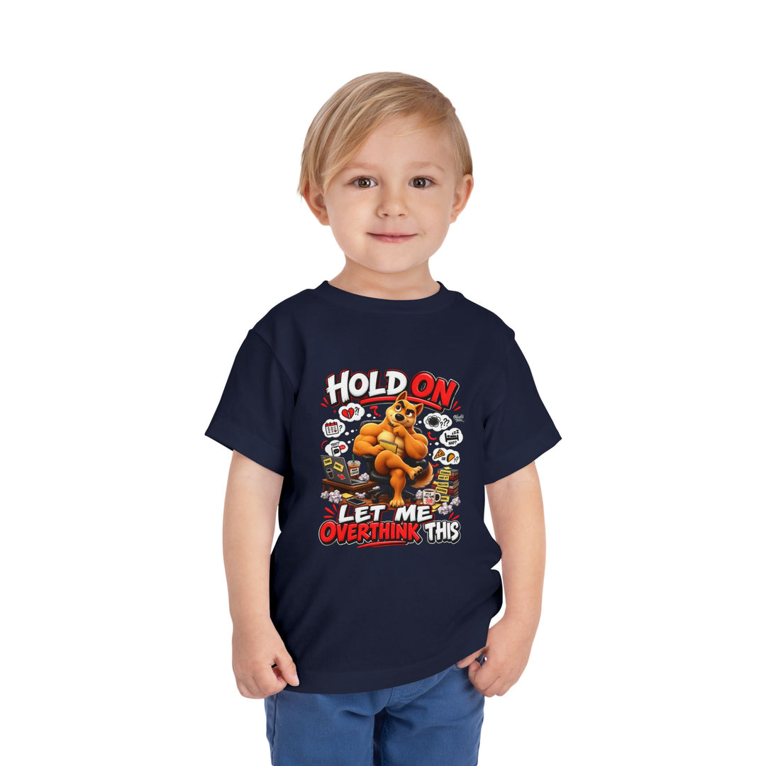 Noah’s Tales™ Hold On Let Me Overthink This | Ember Boy's T-Shirt