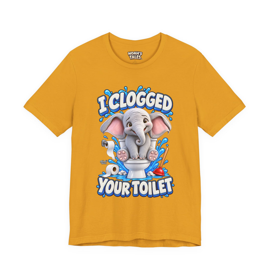 Noah’s Tales™ I Clogged Your Toilet | Ellie Belle Women's Bella T-Shirt