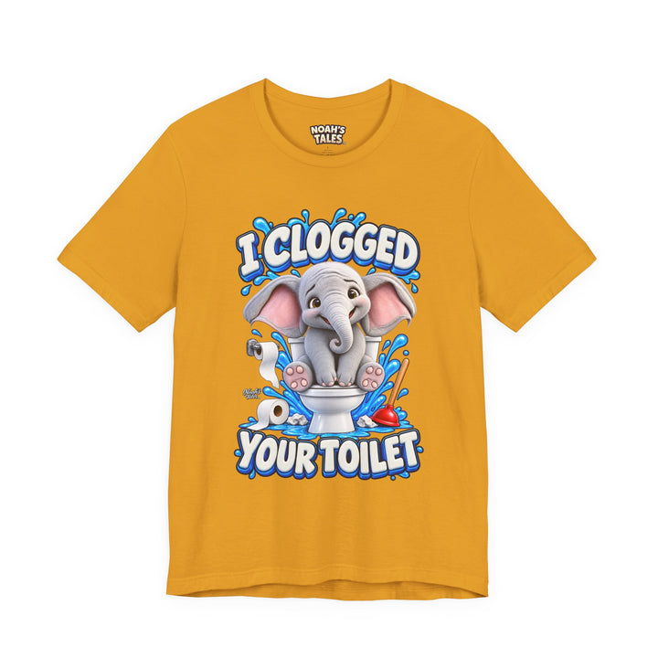 Noah’s Tales™ I Clogged Your Toilet | Ellie Belle Men's T-Shirt