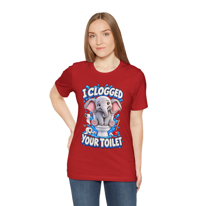 Noah’s Tales™ I Clogged Your Toilet | Ellie Belle Women's Bella T-Shirt