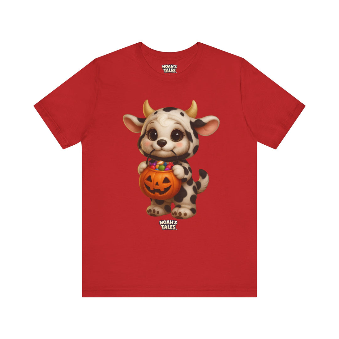 Noah’s Tales™ Cow Halloween Costume Coco Men's Bella T-Shirt